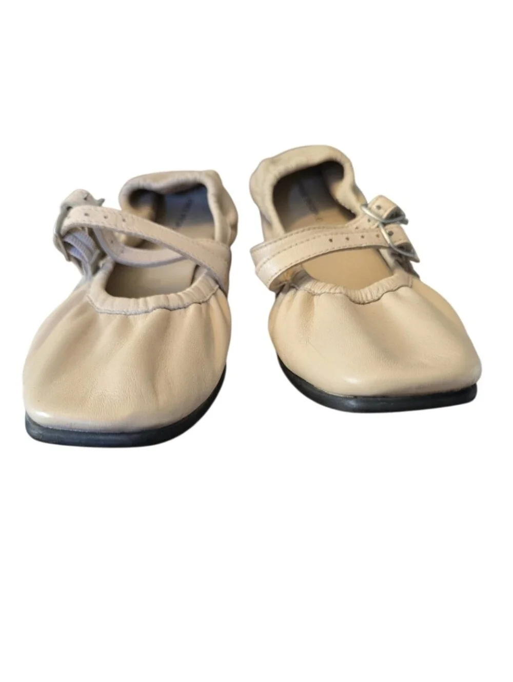 Free People Gemini Ballet Flats Size 8 In EUC
